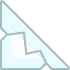 Right triangle glass